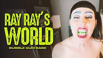 RAY RAY XXX gets weird with some chewing gum!