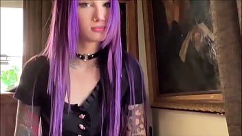 Fucking a goth teen with purple hair – Valerica Steele