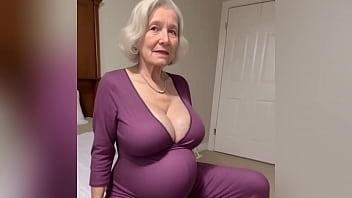 [GRANNY Story] The Pregnant and Horny GILF Next Door