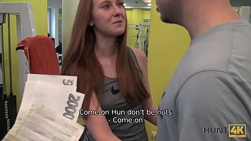 HUNT4K. Muscled bf watches how well-shaped teen girl cheats