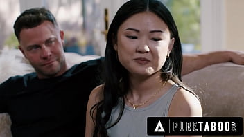 PURE TABOO Shocked Lulu Chu Discovers BDSM Sex Tape From Neighbors Seth Gamble & Kimmy Kimm