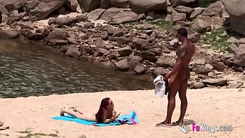 The massive cocked black dude picking up on the nudist beach. So easy, when you’re armed with such a blunderbuss.