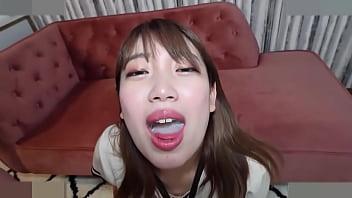 Big breasted married woman, Japanese beauty. She gives a blowjob and cums in her mouth and drinks the cum. Uncensored