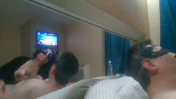 Blowjob from Lucía in Motel