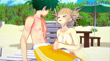 Himiko Toga and Mitsuki Bakugo and Izuku Midoriya intense sex. – My Hero Academia Hentai