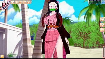 Nezuko Hentai animation Game 3D