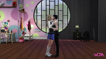 [TRAILER] Wednesday Addams and Enid. Roommates licking and rubbing each other